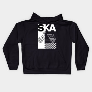 Ska Future, Ska Past mono Kids Hoodie